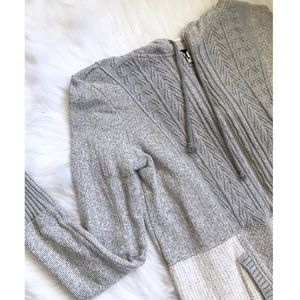 Grey Zip Up Hoodie